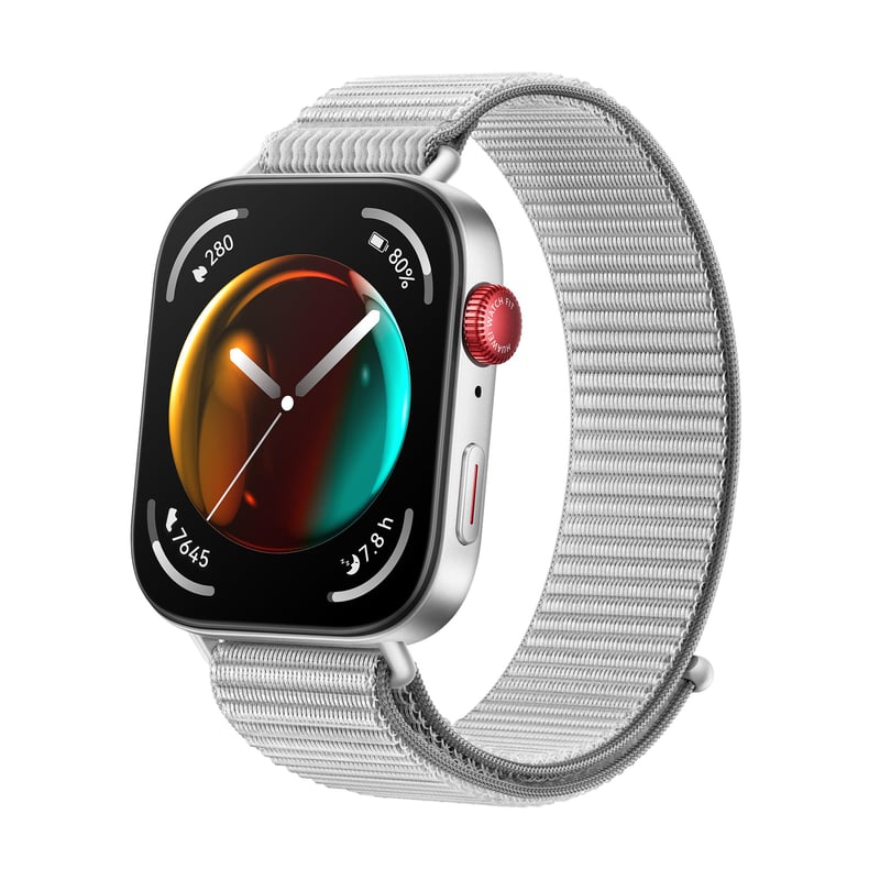 Inteligentné hodinky HUAWEI Watch FIT 3, 1,82" AMOLED displej, GPS, Bluetooth hovory, 10-dňová výdrž batérie, iOS a Android, sivý nylonový remienok