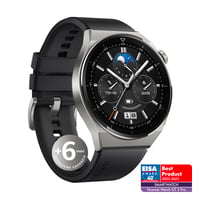 Pánske inteligentné hodinky HUAWEI Watch GT 3 Pro 46 mm, zafírové sklíčko, 14-dňová výdrž batérie, GPS, vodotesnosť 5ATM, fluoroelastomérový remienok 1