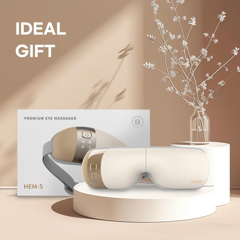 HuBDIC Hem-5 Premium Szemmasszírozó Melegítéssel és Vibrációval Szem Fáradtságra