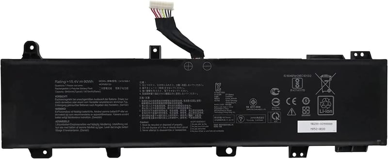 HUBEI 90Wh Laptop Akkumulátor ASUS ROG Zephyrus Duo 15 GX550 TUF Gaming A15 FA506 Sorozat