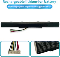 HUBEI AS16A7K Acer Aspire E15 E5-475 E5-575 E5-774 Laptop Akkumulátor 14.8V 41.4Wh 3