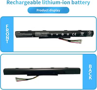 HUBEI AS16A7K Acer Aspire E15 E5-475 E5-575 E5-774 Laptop Akkumulátor 14.8V 41.4Wh 5