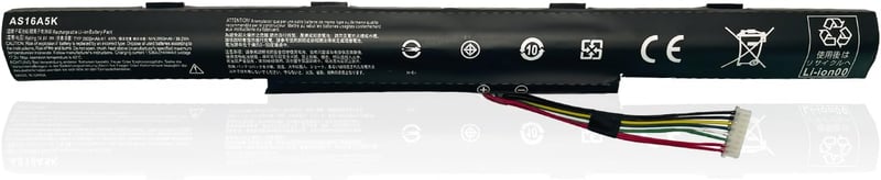 HUBEI AS16A7K Acer Aspire E15 E5-475 E5-575 E5-774 Laptop Akkumulátor 14.8V 41.4Wh