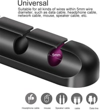 HUBEI Öntapadós Kábel Rögzítő Klipek 5db - Kábel Szervező Vezetékekhez 3