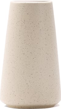 Keramická váza HUBUISH béžová 15 cm, minimalistická boho dekorácia, kvetinová váza do obývačky a spálne, moderná stolová dekorácia v škandinávskom štýle 1