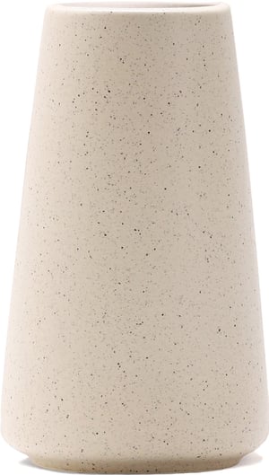 Keramická váza HUBUISH béžová 15 cm, minimalistická boho dekorácia, kvetinová váza do obývačky a spálne, moderná stolová dekorácia v škandinávskom štýle