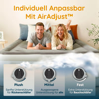 Samonafukovacia matrac pre hostí a na kempovanie Huddle Never Deflate, dvojitá 135x190 cm, so zabudovanou pumpou, USB-C portom a nočným svetlom, pre 2 osoby 5