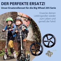 HUDORA Big Wheel 205 cserekerék-készlet rollerhez - 2 db 4