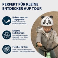 Detská cyklistická prilba HUDORA Pandy, veľkosť XS – Detská prilba s motívom pandy na odrážadlo, kolobežku a bicykel – Pre dievčatá aj chlapcov 6
