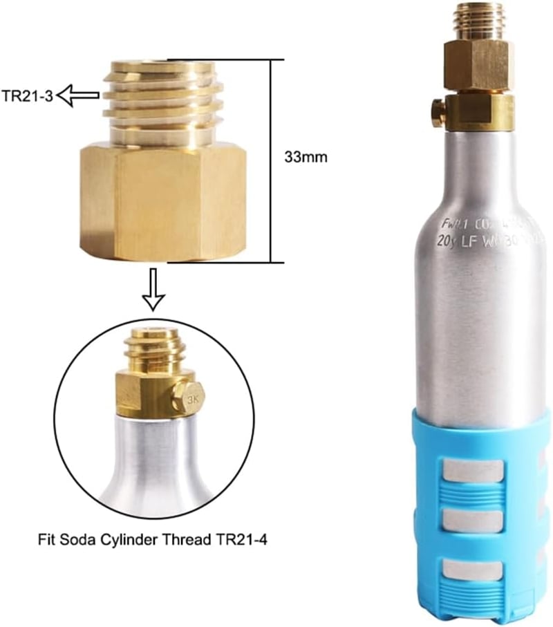 Huerous Soda Palack Adapter TR21-4 TR21-3 Quooker Cube Kompatibilis