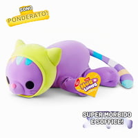 Plyšová hračka Hug-A-Lumps Káčatko strednej veľkosti, zaťažený macko Charlie 1,5 kg, super mäkký pre deti aj dospelých 3