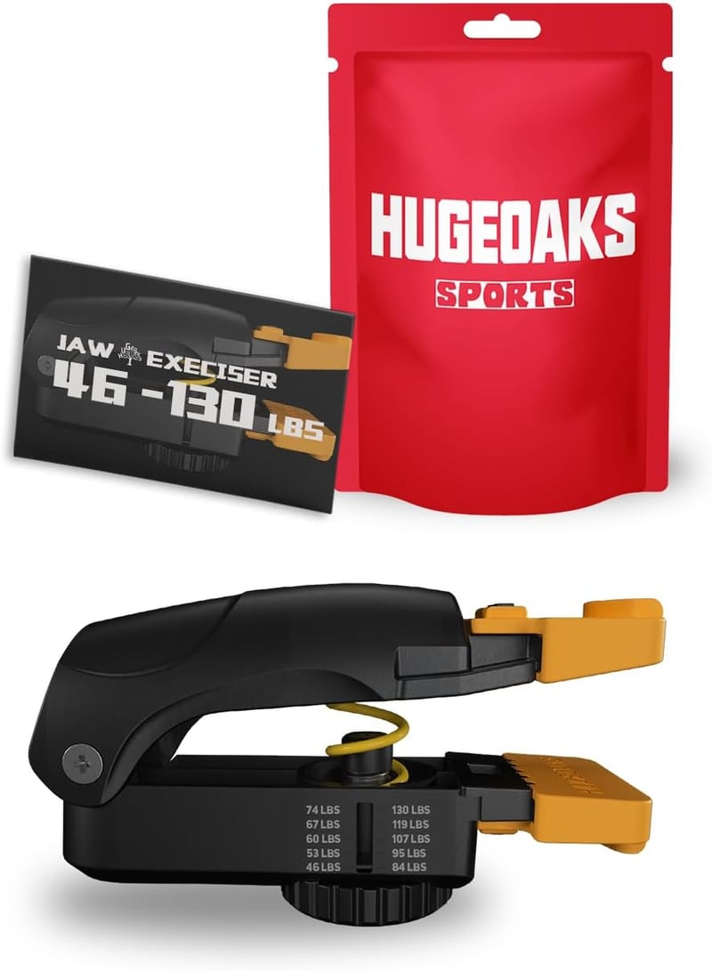 HUGEOAKS Állkapocs Edzőgép Állítható Ellenállás 46-130 LBS Arcformáló Nyak Trainer