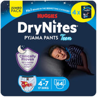 Huggies DryNites Fiú Éjszakai Pelenka - Száraz Alvás Védelemmel - 64 pcs (pack of 1), 64 pieces 1