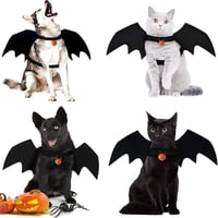 Huifengjie Denevér Szárnyak Kutyának L-es Halloween Jelmez Tökös Csengővel 6
