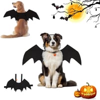 Huifengjie Denevér Szárnyak Kutyának L-es Halloween Jelmez Tökös Csengővel 1