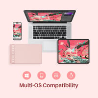 HUION Inspiroy 2S grafikus tablet 6,3x3,9 inch hordozható rajztábla 8192 nyomásszint toll 7