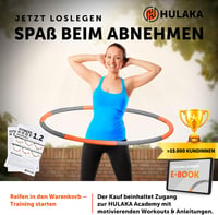HULAKA 1.2 Fitness Hula Hoop 87-100cm, 1.05-1.2kg Kezdőknek és Haladóknak 7