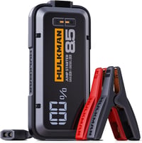 HULKMAN Alpha85 Hordozható Autó Bikázó 2000A 2000mAh - Nagy LED Kijelzős Indításrásegítő 12V Akkumulátorokhoz (8.5L+ Benzin/6L+ Dízel) 1