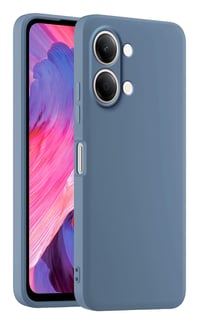 Husă de protecție din silicon colorat HULLIN pentru Vivo V70 / Vivo V70 Elite (6,59") - Gri lavandă 1