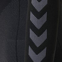 Tricou sport cu mânecă lungă pentru femei hummel First Seamless, tricou de alergare funcțional, respirabil, elimină umiditatea, elastic, negru, mărimea M/L 6