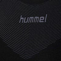 Tricou sport cu mânecă lungă pentru femei hummel First Seamless, tricou de alergare funcțional, respirabil, elimină umiditatea, elastic, negru, mărimea M/L 5