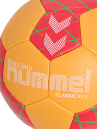 Hádzanárska lopta pre deti hummel Classic Kids - Oranžovo-červená, veľkosť 0 - Lopta na voľný čas a tréning 3