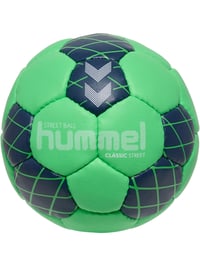 Hádzanárska lopta hummel hmlCLASSIC Street – vzduchotesná mäkká lopta, netreba nafukovať, v zelenej/námorníckej modrej/svetlomodrej farbe 3