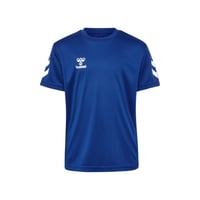 Set sport copii hummel hmlLOGO SET KIDS - TRUE BLUE - mărimea 140 - pantaloni scurți și tricou - 100% poliester - set sport pentru băieți și fete 4