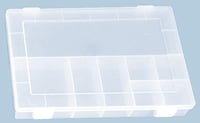 Organizér hünersdorff Classic PP, 8 priehradiek – 22,5 x 33,5 x 5,5 cm, priehľadný 2