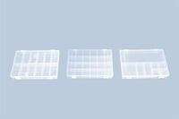 Organizér hünersdorff Classic PP, 8 priehradiek – 22,5 x 33,5 x 5,5 cm, priehľadný 4
