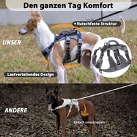 Huntboo Biztonsági Kutyahám Szökésmentes Reflektoros XS Méret Fekete 6