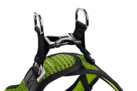 Ham pentru câini HUNTER Hilo Comfort, din material tip plasă, elemente reflectorizante, verde lime, mărimea S 3