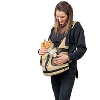 HUNTER Kangaroo torba za nošenje pasa – bež, 30x20x30 cm, poliesterski materijal, udoban transport kućnih ljubimaca 9