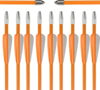 Huntingdoor 12 darabos nyílcsomag 28/26 hüvelykes íjhoz gyakorló nyilak kezdőknek - Orange 26 inches 3