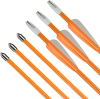 Huntingdoor 12 darabos nyílcsomag 28/26 hüvelykes íjhoz gyakorló nyilak kezdőknek - Orange 26 inches 4