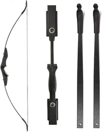 Huntingdoor 57" Takedown Recurve Íj Dupla Nyílvédővel Jobbkezes Balkezes Lövészeknek 1