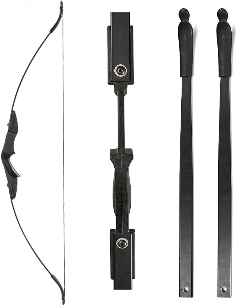 Huntingdoor 57" Takedown Recurve Íj Dupla Nyílvédővel Jobbkezes Balkezes Lövészeknek