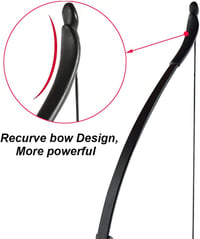 Huntingdoor 57" Takedown Recurve Íj Dupla Nyílvédővel Jobbkezes Balkezes Lövészeknek 3
