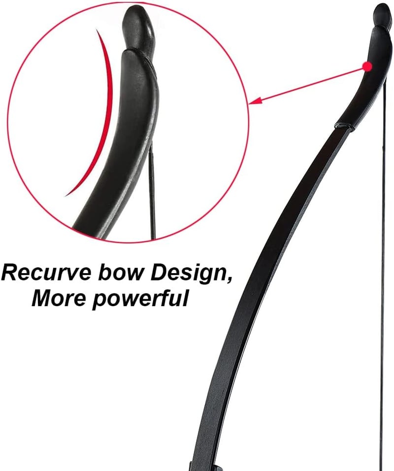 Huntingdoor 57" Takedown Recurve Íj Dupla Nyílvédővel Jobbkezes Balkezes Lövészeknek
