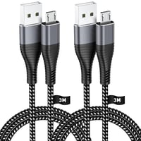 HUNYYN Extra Long Micro USB töltőkábel PS4/Xbox One kontrollerhez 2db 1