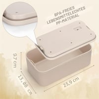 Uzamykateľný box na lieky Huolacove, malý bezpečnostný úložný priestor na tabletky, pochutiny, prvú pomoc, telefón, osobné veci, domov, chladničku, kanceláriu, cestovanie, opakovane použiteľný 2