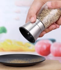 HUPECHAM Rozsdamentes Só és Bors Őrlő Kerámia Malommal Állítható 3
