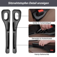 Set 2 Organizatoare spațiu între scaune auto Hurifeng, Negru – Umplutură pentru spațiul dintre scaune auto 2