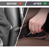 Set 2 Organizatoare spațiu între scaune auto Hurifeng, Negru – Umplutură pentru spațiul dintre scaune auto 4