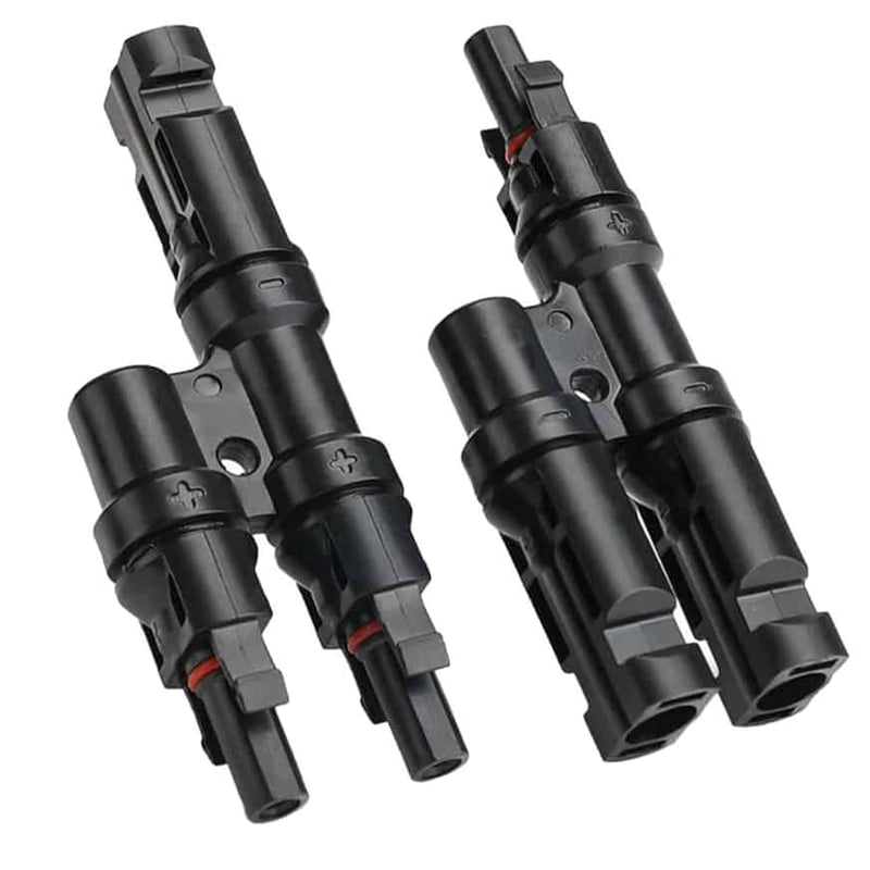 Hurifeng MC4 napelem elosztó T-típus 3/4/5 utas IP67 1500V