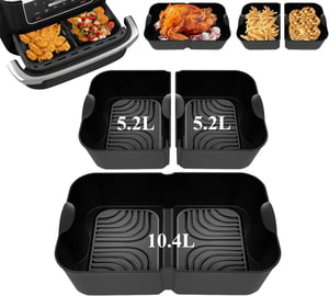 Hushtong Accesorii Air Fryer Formă Silicon pentru Ninja Foodi AF500DE AF500EU