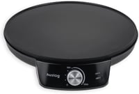 Huslog 29 cm-es Palacsintasütő 1200W Elektromos Krépesütő Teflonbevonattal 2