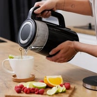 Huslog Elektromos Vízforraló 1.7L Üveg Kijelzővel Hőmérséklet Szabályozás 3