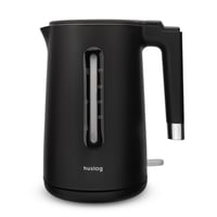 Dvojstenná rýchlovarná kanvica huslog HUS1073, 1,5 l, 2200 W, nehrdzavejúca oceľ – čierna 1