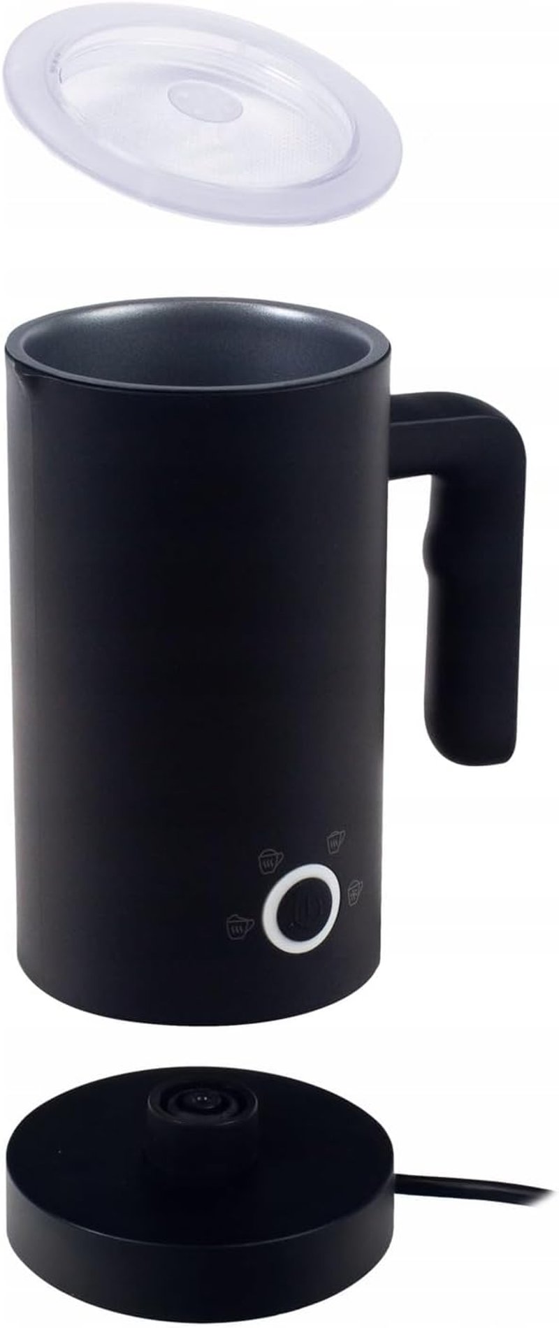 Huslog Tejhabosító Fűtővel, 4 Módú, 500W, Fekete - 240ml, Black